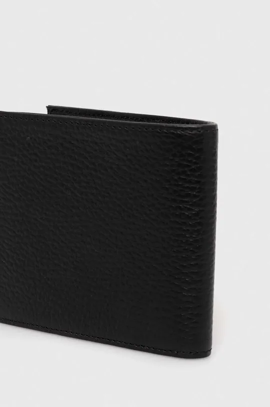Usnjena denarnica Emporio Armani črna