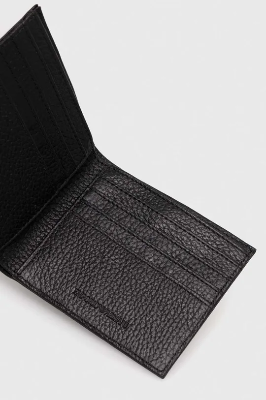 Кожаный кошелек Emporio Armani  Основной материал: 100% Натуральная кожа Подкладка: 100% Полиэстер