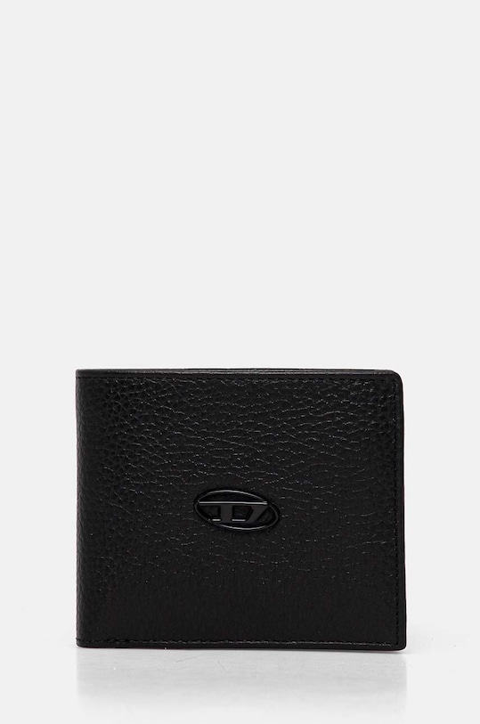 Кожаный кошелек Diesel BI FOLD COIN S мужской цвет чёрный X08844.P0685 ...
