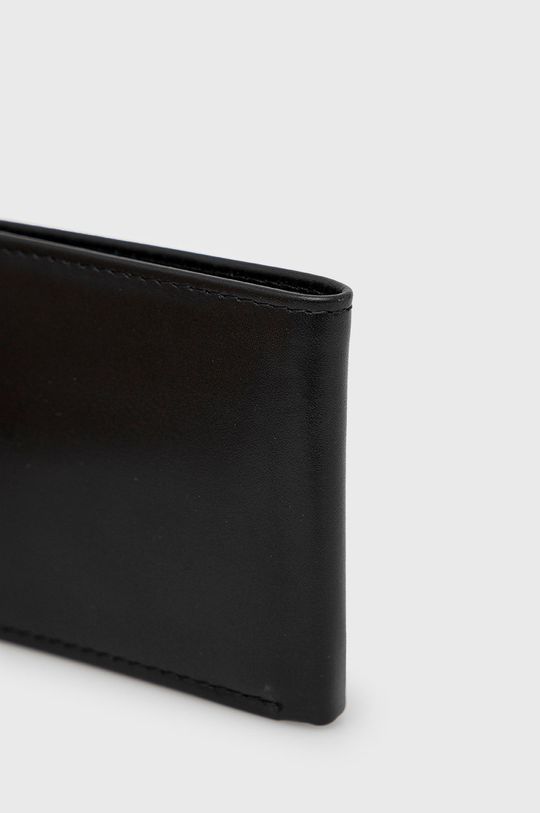 Levi's portfel skórzany czarny