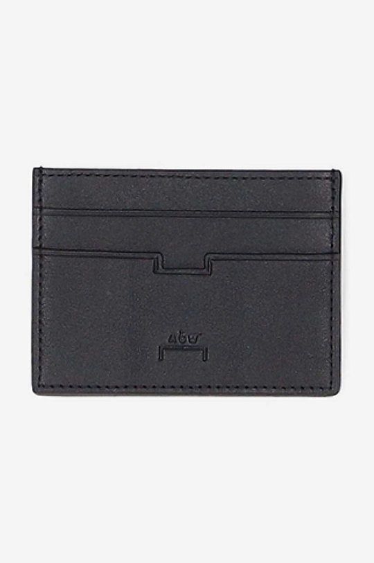 чёрный Кожаный чехол на карты A-COLD-WALL* Card Holder Unisex