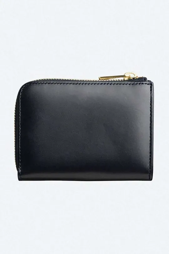 A.P.C. leather wallet navy