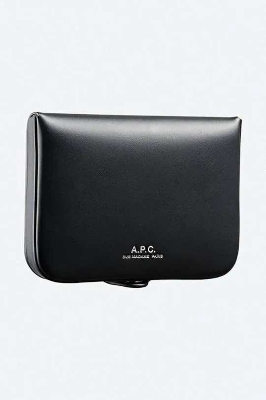 black A.P.C. leather wallet Josh Coin-Purse