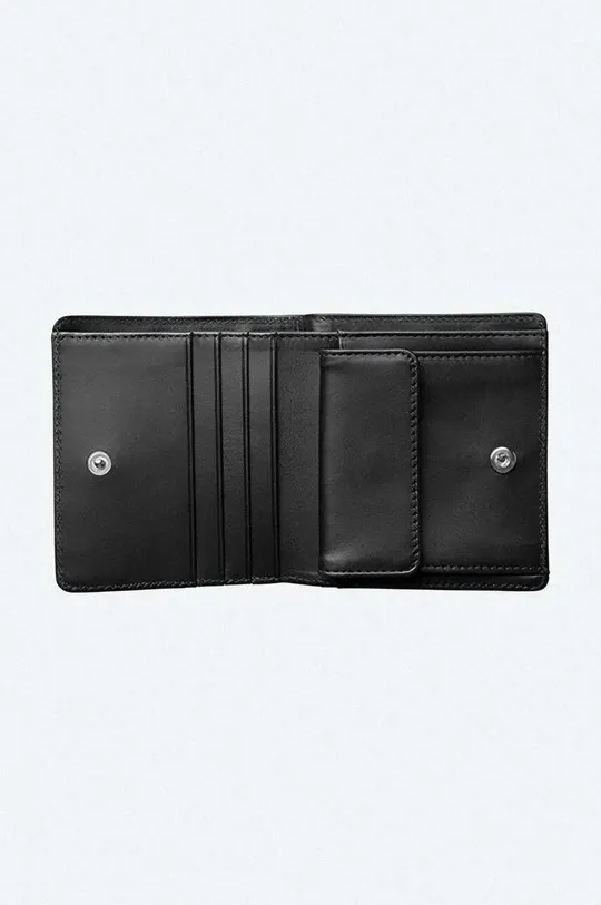 A.P.C. leather wallet Compact Mael  100% Natural leather
