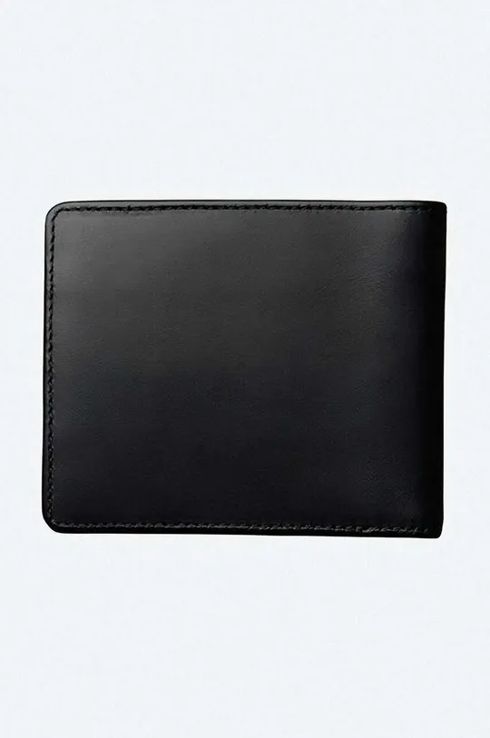 Шкіряний гаманець A.P.C. чорний