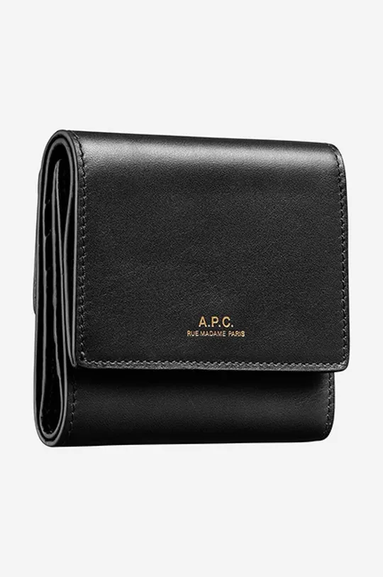 A.P.C. leather wallet  100% Natural leather