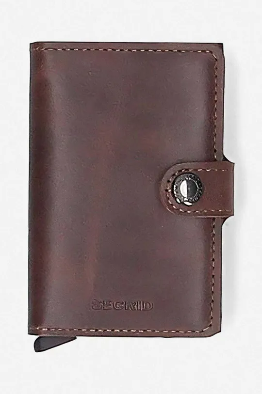 maroon Secrid wallet Miniwallet Vintage MV-Chocolate Unisex