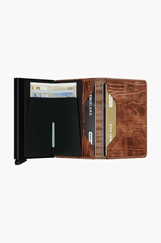 Secrid portfel bordowy