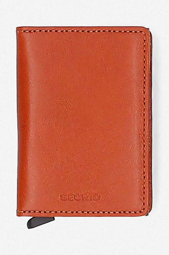 brązowy Secrid portfel skórzany Slimwallet Vegetable Unisex