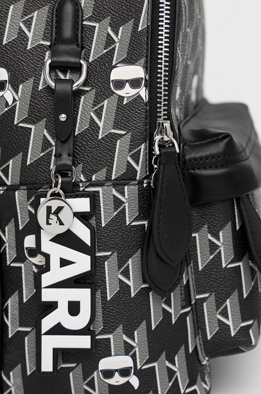 Рюкзак Karl Lagerfeld женский цвет чёрный маленький узорный | ANSWEAR.ua