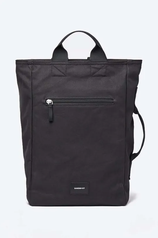 black Sandqvist backpack Tony Vegan Unisex