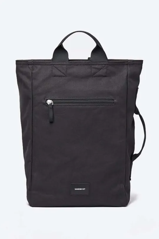 negru Sandqvist rucsac Tony Vegan Unisex