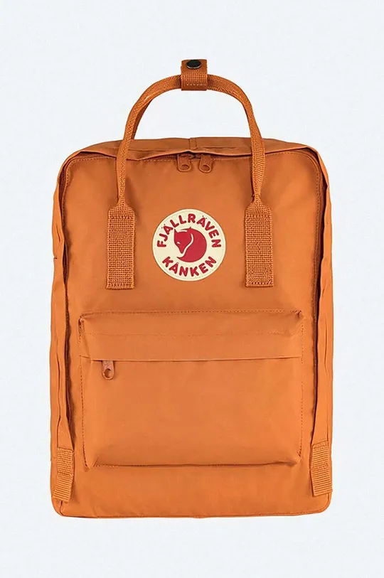 orange Fjallraven backpack Kanken Unisex