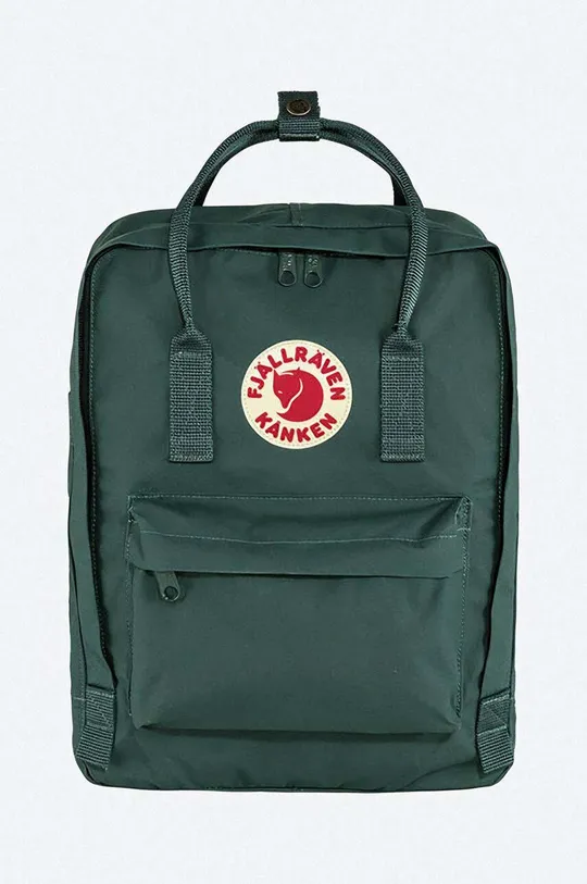 green Fjallraven backpack Kanken Unisex