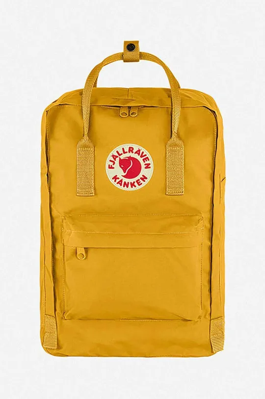 yellow Fjallraven backpack Kanken Laptop Unisex