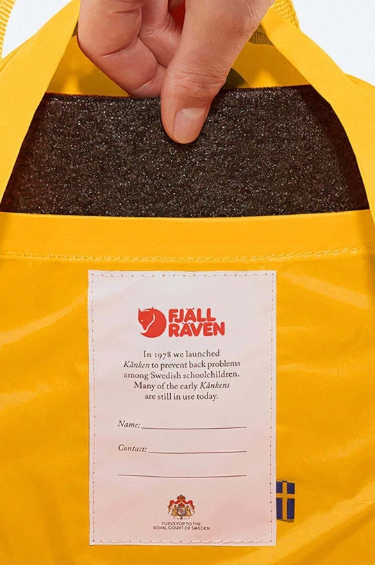 giallo Fjallraven zaino Kanken Mini