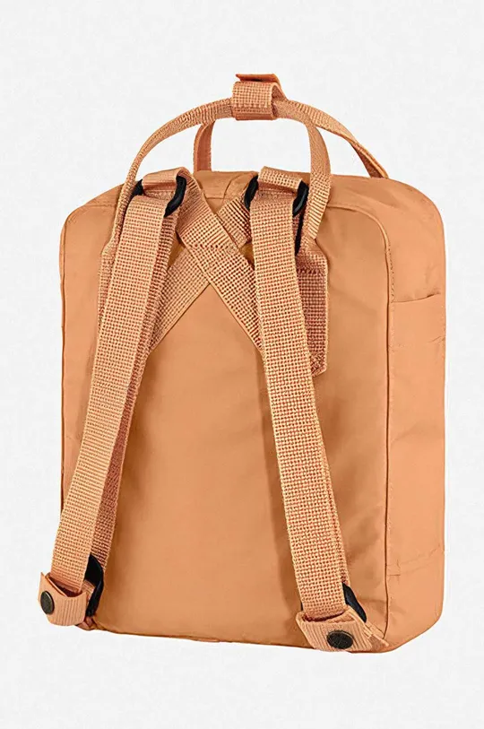 orange Fjallraven backpack Kanken Mini