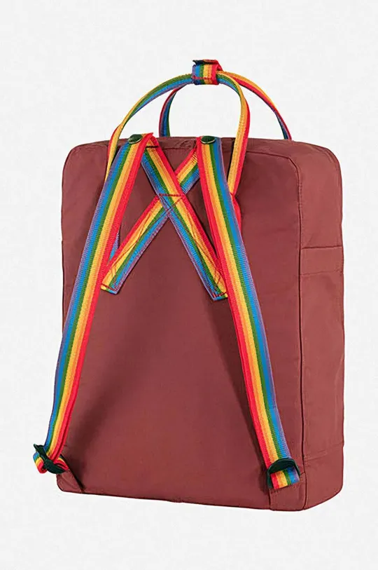 czerwony Fjallraven plecak Kanken Rainbow