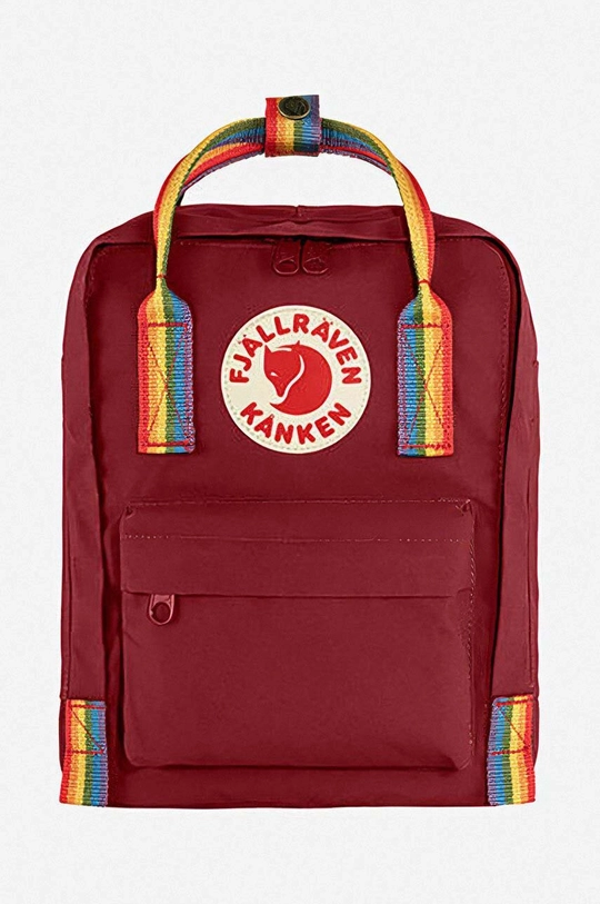 κόκκινο Σακίδιο πλάτης Fjallraven Kånken Rainbow Mini Unisex