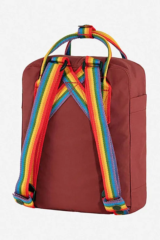 czerwony Fjallraven plecak Kånken Rainbow Mini