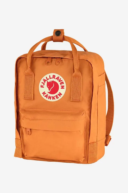 orange Fjallraven backpack Kanken Mini