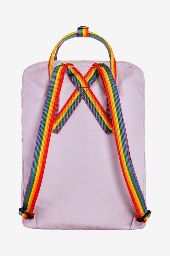 Nahrbtnik Fjallraven Kanken Rainbow vijolična