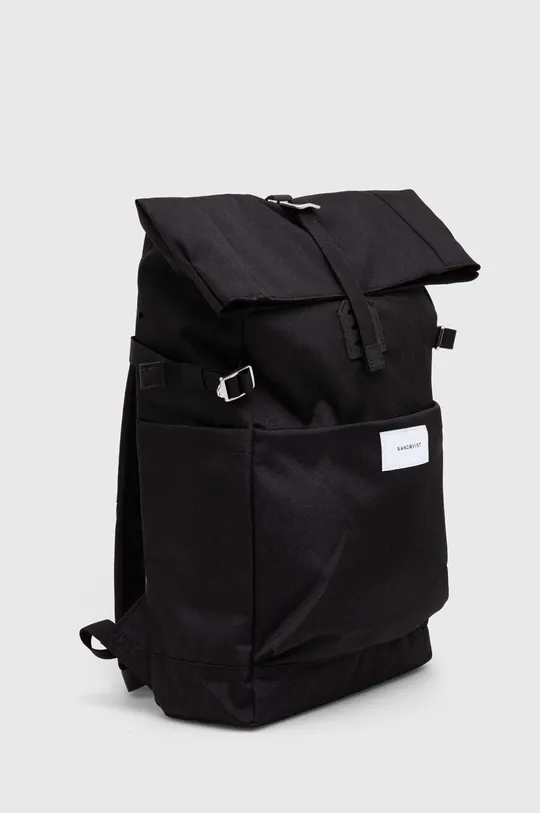 Sandqvist backpack Ilon SQA1496  Recycled polyester Other materials: Natural leather