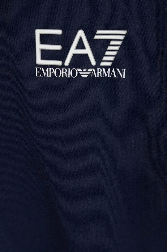 Otroški bombažen polo EA7 Emporio Armani 100 % Bombaž