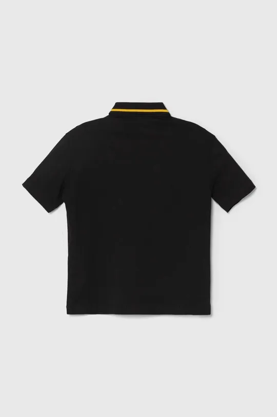 EA7 Emporio Armani gyerek pamut póló fekete