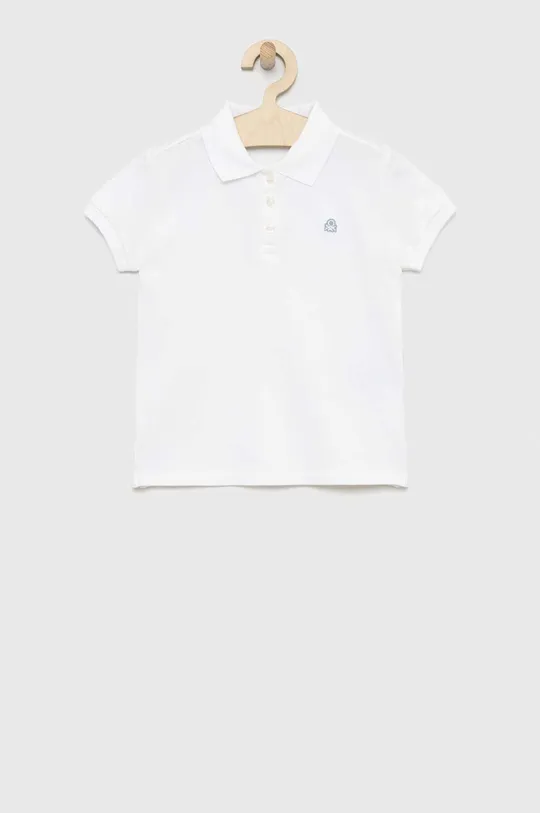 λευκό Παιδικό πουκάμισο πόλο United Colors of Benetton Για αγόρια