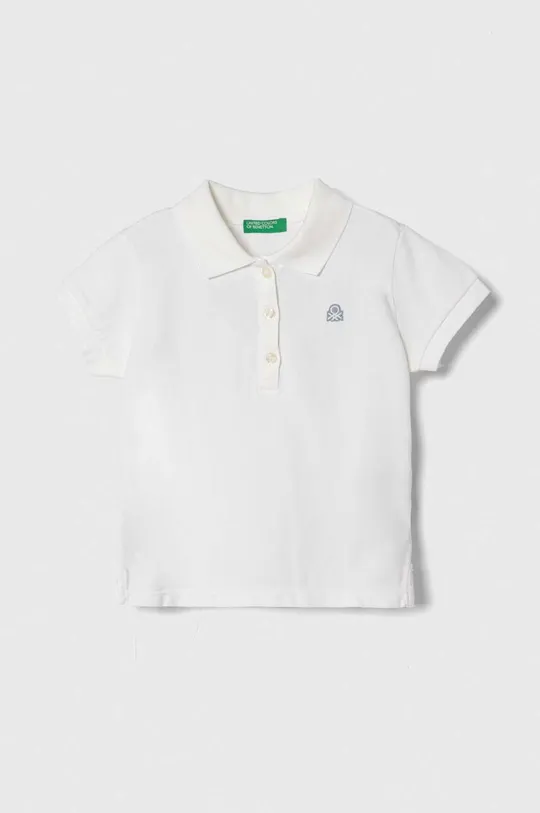 biela Detské polo tričko United Colors of Benetton Chlapčenský