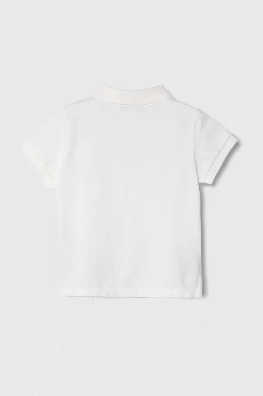 Παιδικό πουκάμισο πόλο United Colors of Benetton λευκό