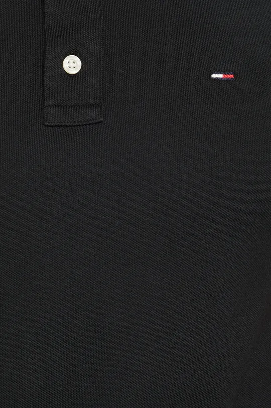 Tommy Jeans - Pánske polo tričko čierna