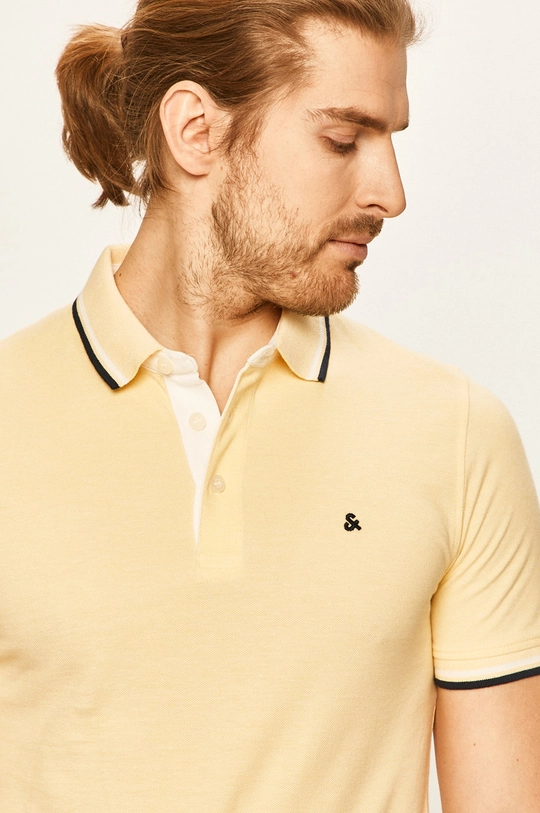 žltá Polo tričko Jack & Jones