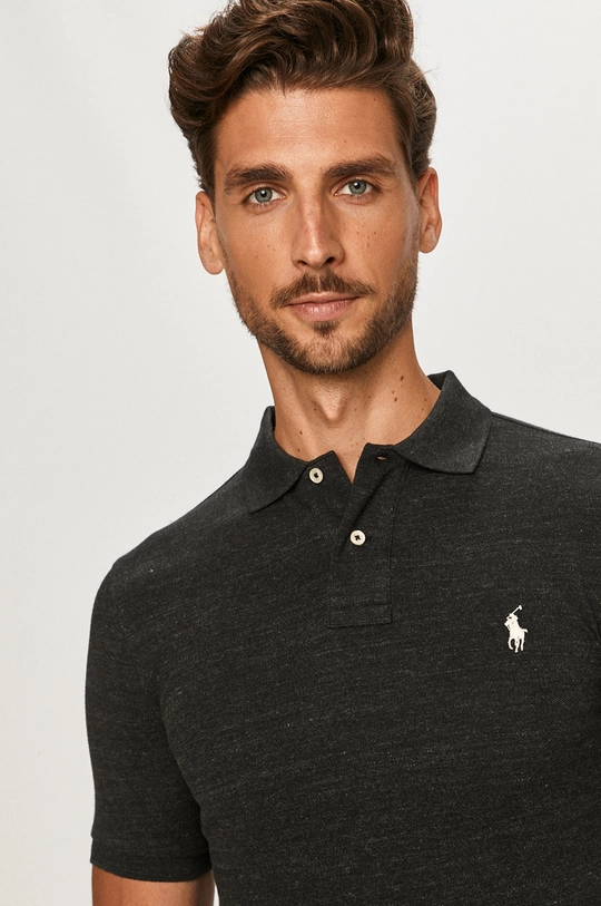 czarny Polo Ralph Lauren - Polo 710536856031