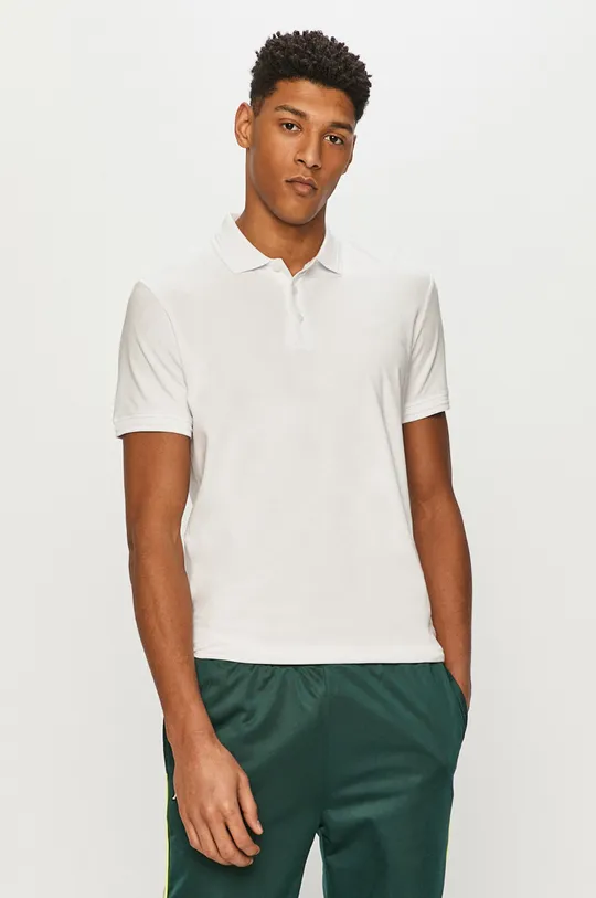 biela Premium by Jack&Jones - Polo tričko Pánsky