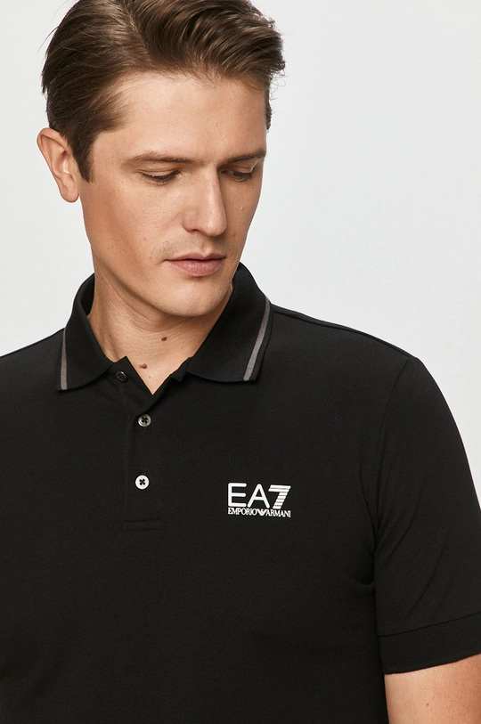 črna EA7 Emporio Armani polo