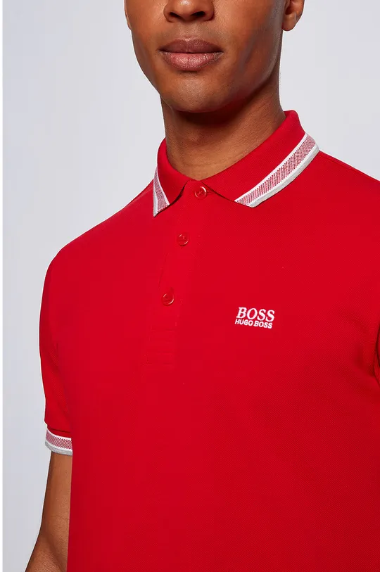 červená Polo tričko Boss