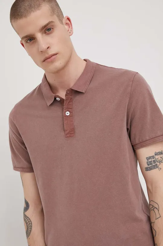 rosa Only & Sons polo in cotone