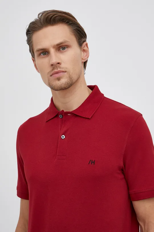 červená Polo tričko Selected Homme
