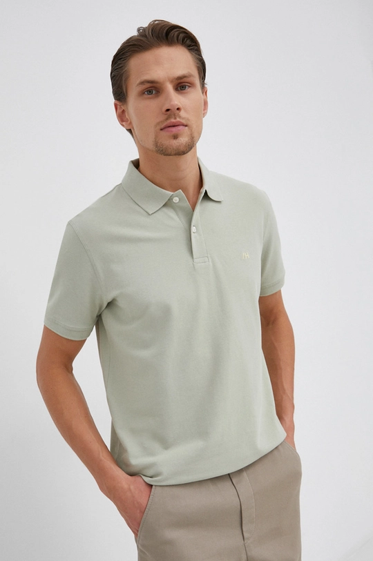 zielony Selected Homme Polo