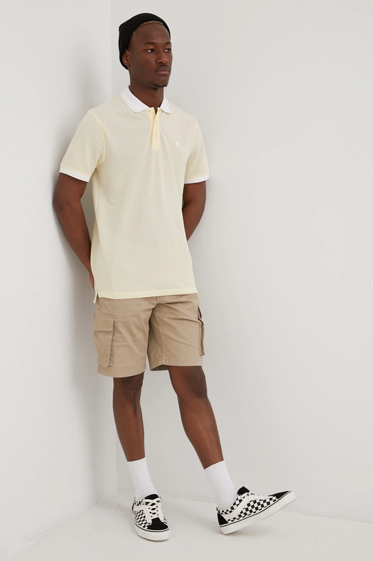 Polo majica Premium by Jack&Jones zlatna