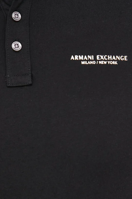 Хлопковое поло Armani Exchange Мужской