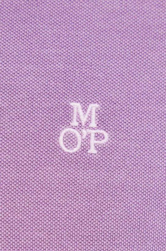 fioletowy Marc O'Polo polo bawełniane