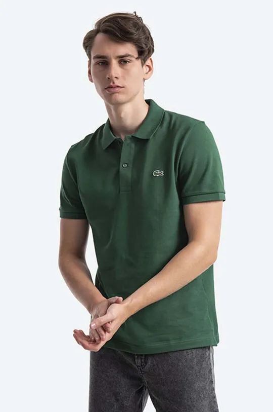 green Lacoste cotton polo shirt PH4012 132 Men’s