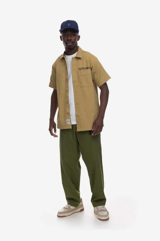 zelena Pamučna polo majica Aries Mini Problemo Uniform Shirt Muški