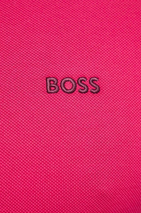 ružová Bavlnené polo tričko Boss Green