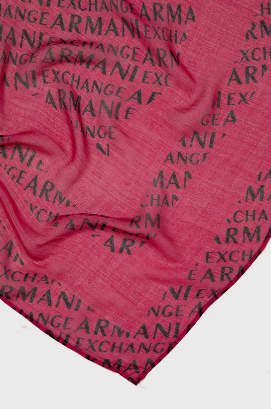 Armani Exchange szal różowy
