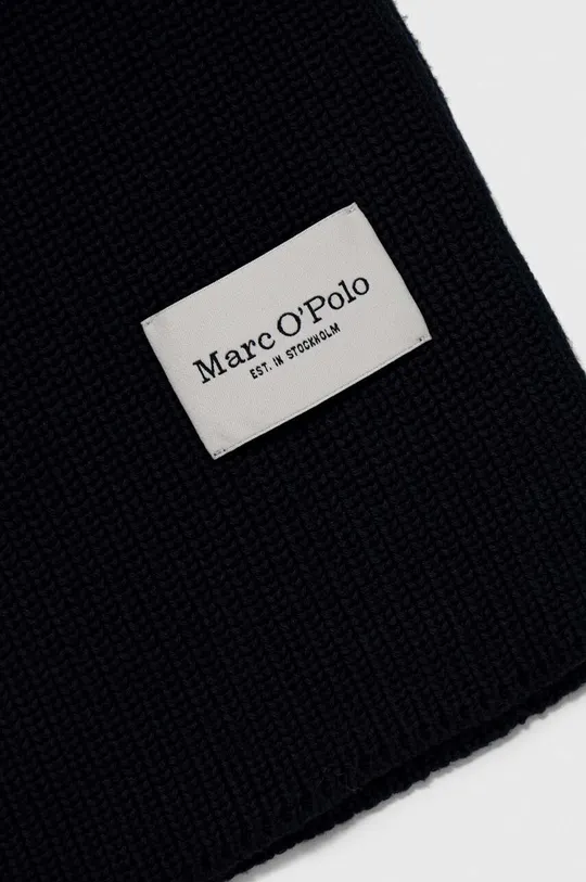Бавовняний шарф Marc O'Polo темно-синій
