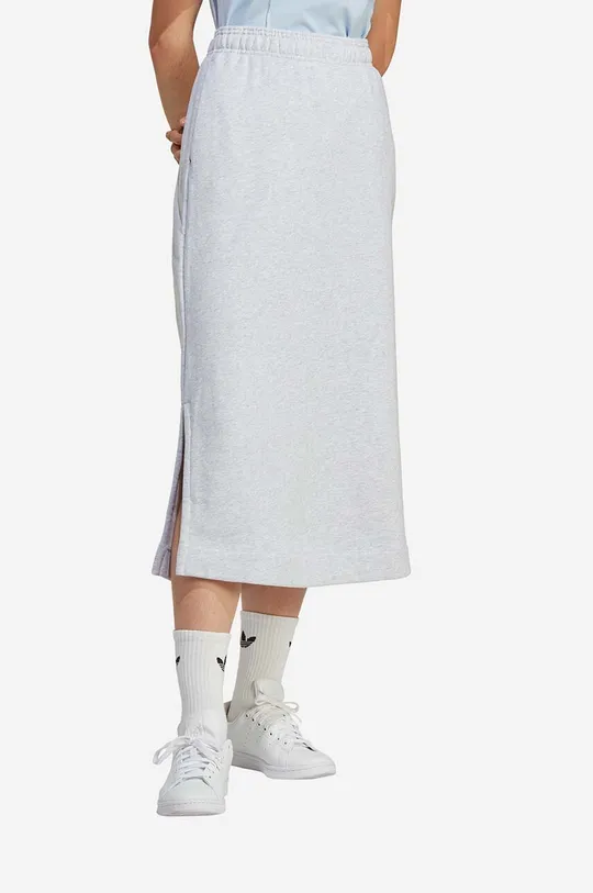 γκρί Βαμβακερή φούστα adidas Ess Skirt IC5264